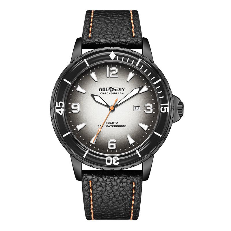 AOCASDIY Men's Sports Luminous Digital Watch - Waterproof, Large Dial, Calendar Quartz.