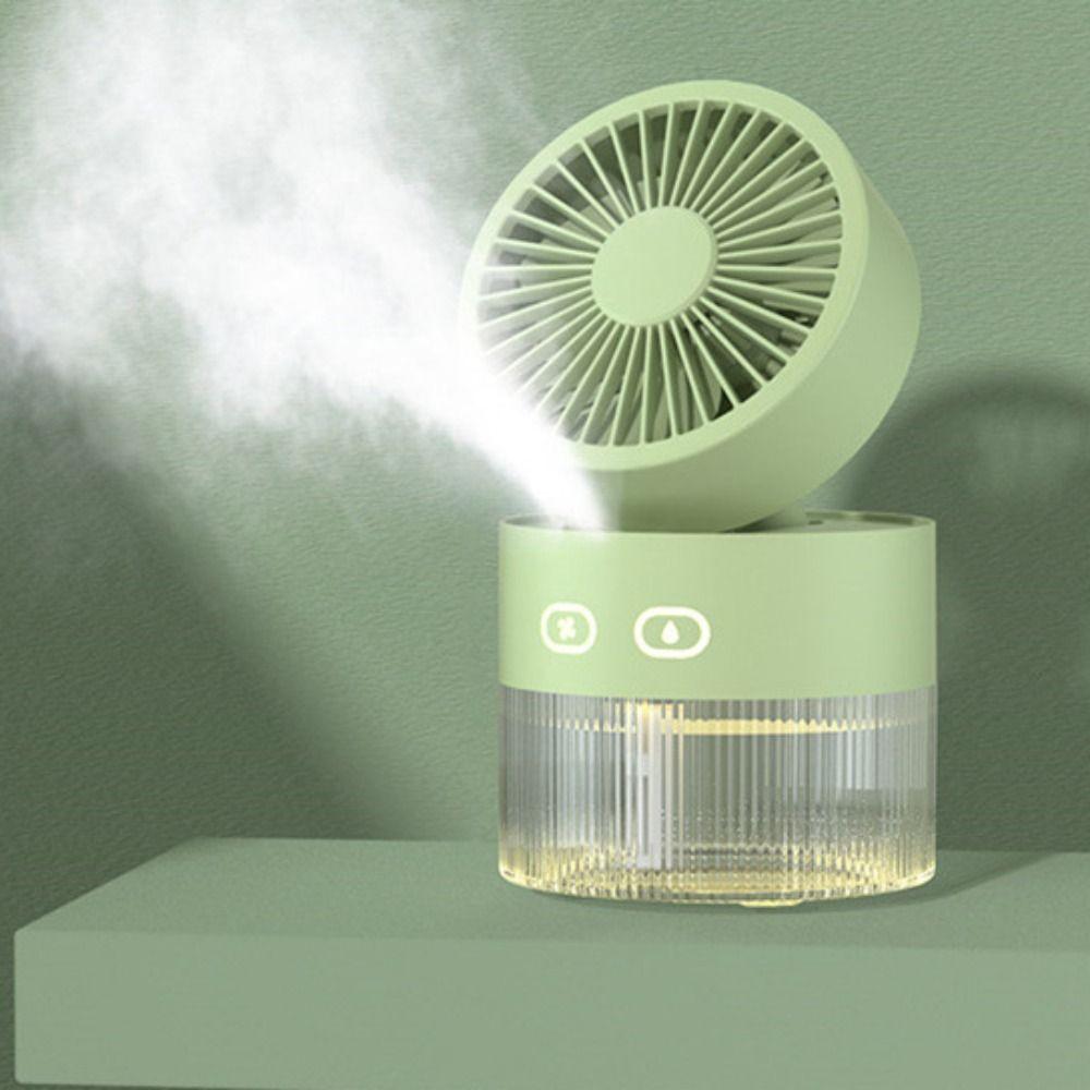 Portable Humidification Spray Fan USB Charging Mini Fan Air Cooler Turbo Handheld Fan  Student
