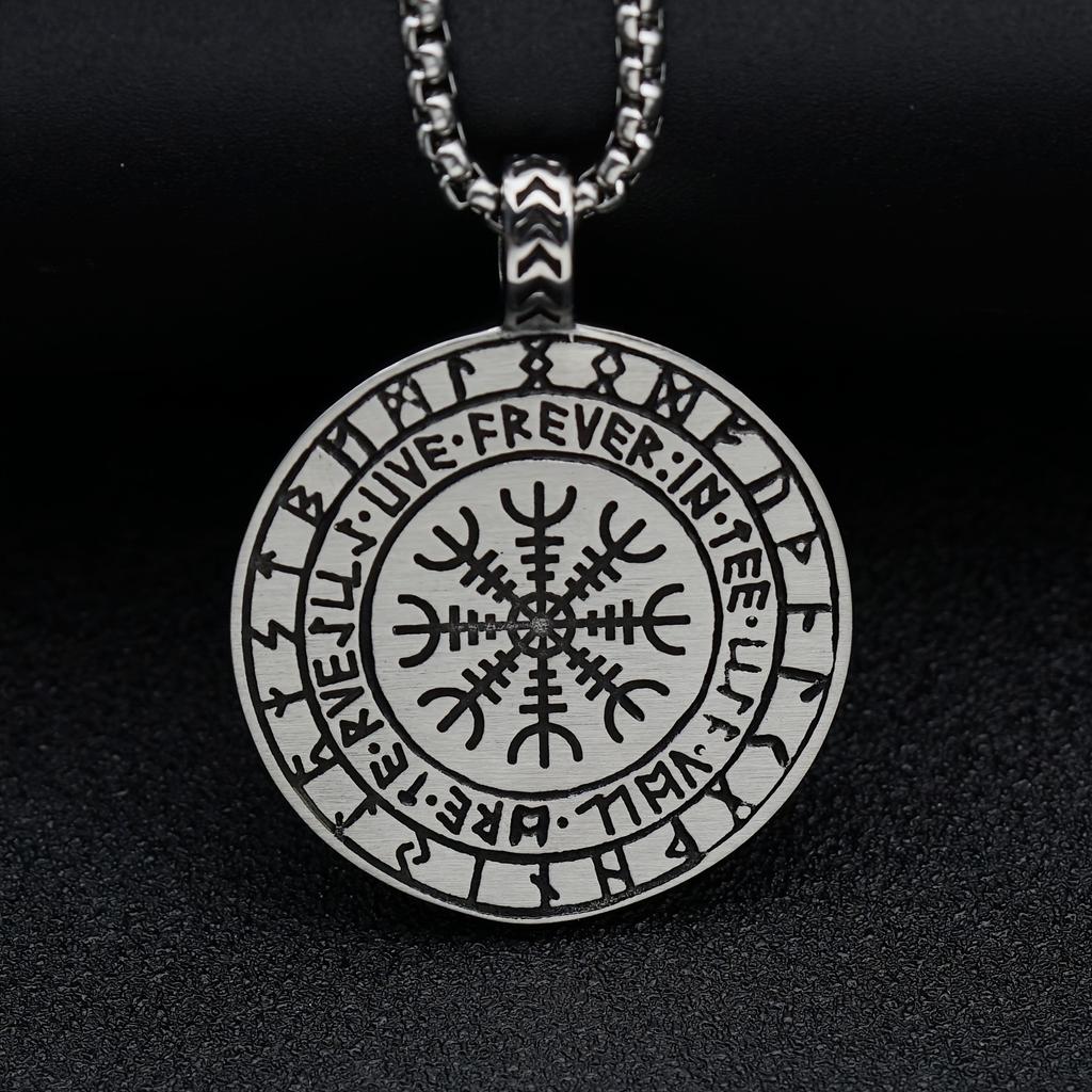 Fashionable Beijing Wolf Head Nordic Charm Men's Trendy Accessories Necklace Pendant