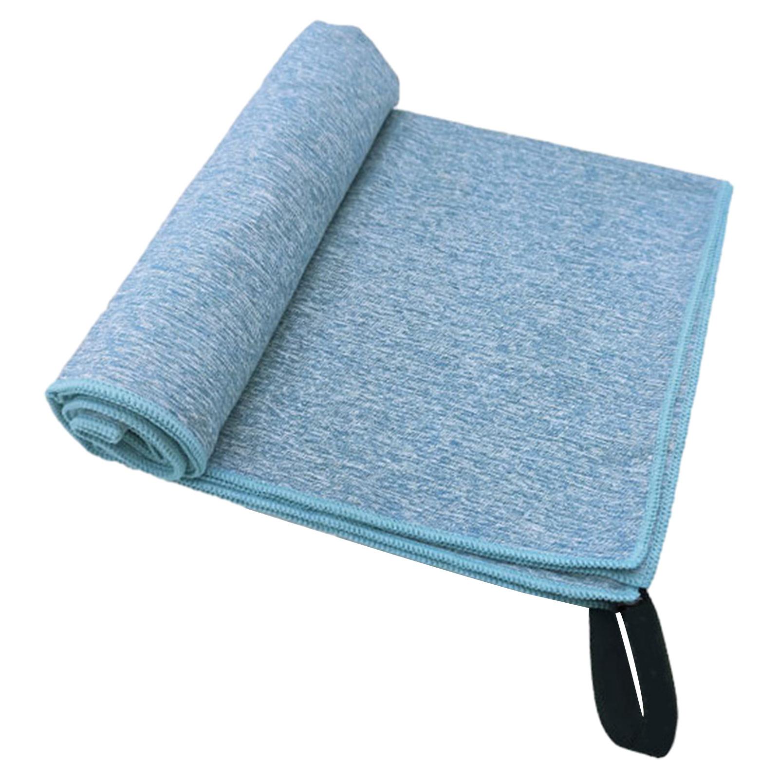 

Microfiber Camping Towels Quick Drying Towel Travel Towel Lightweight Sports Towel Gym Towel for Backpacking Fitness S синий