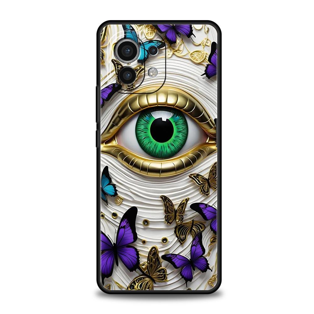 Fashion Eyelashes Eyes Phone Case Cover for Xiaomi Mi 17 15 14 13 12 11 Ultra 15T 14T 13T 12T 11T Pro Lite 5G Soft TPU Shell Bag