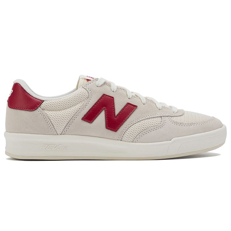 New Balance Nb 300 Retro Versatile Casual Low-Top Skate Shoes Unisex Sneakers Gray Red CRT300G1