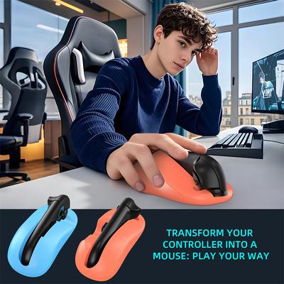2Pcs Gaming Controller Mouse for Nintendo Switch 2 Joy-Con Ergonomic Left+Right Controller Bracket Stand Holder Game Handle Case
