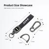 Cup Holders Leather Car Keychain Key Ring Anti-Loss Men Women Couple Gifts For Jeep Wrangler Grand Cherokee Avenger Compass Wago