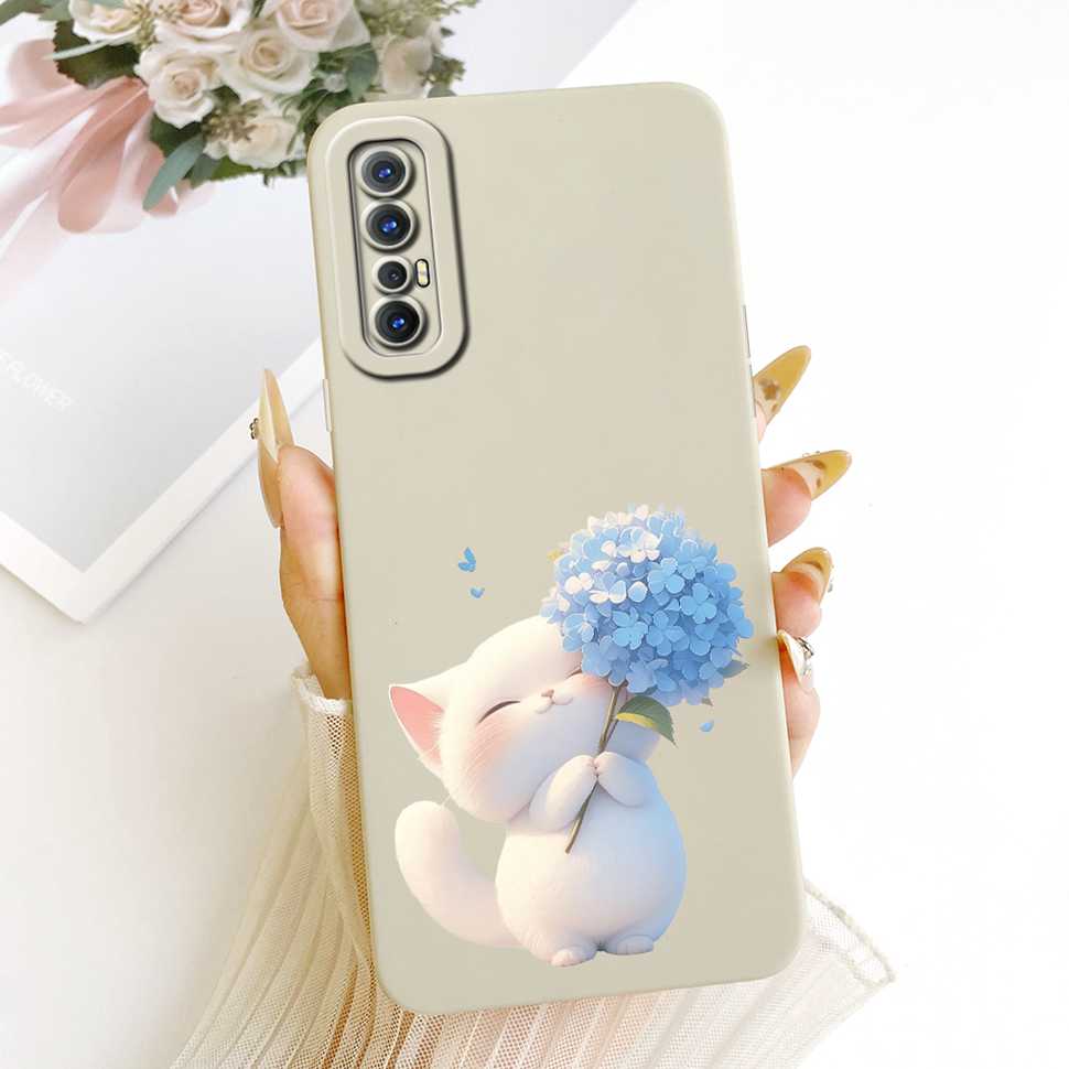Soft Dragon Silicone Case For OPPO Reno3 Reno 3 Pro 3Pro 4G 6.4" CPH2035 CPH2037 CPH2036 Shell Couples Phone Cover
