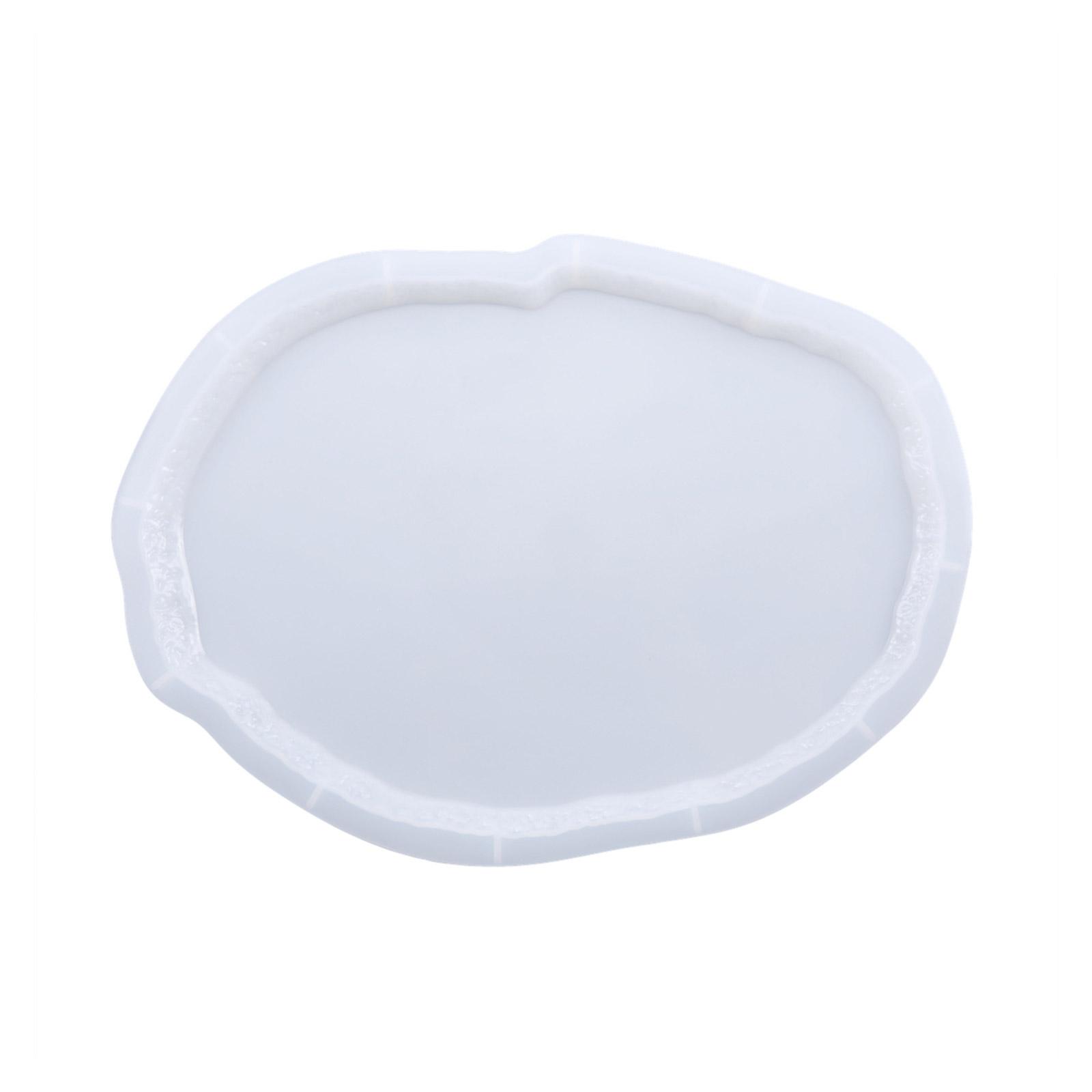 

Силиконовые формы для подставок из смолы «сделай сам» для смолы, формы для подставок из жеода для литья смолы, формы из эпоксидной смолы для изготовления подставок для подносов 2