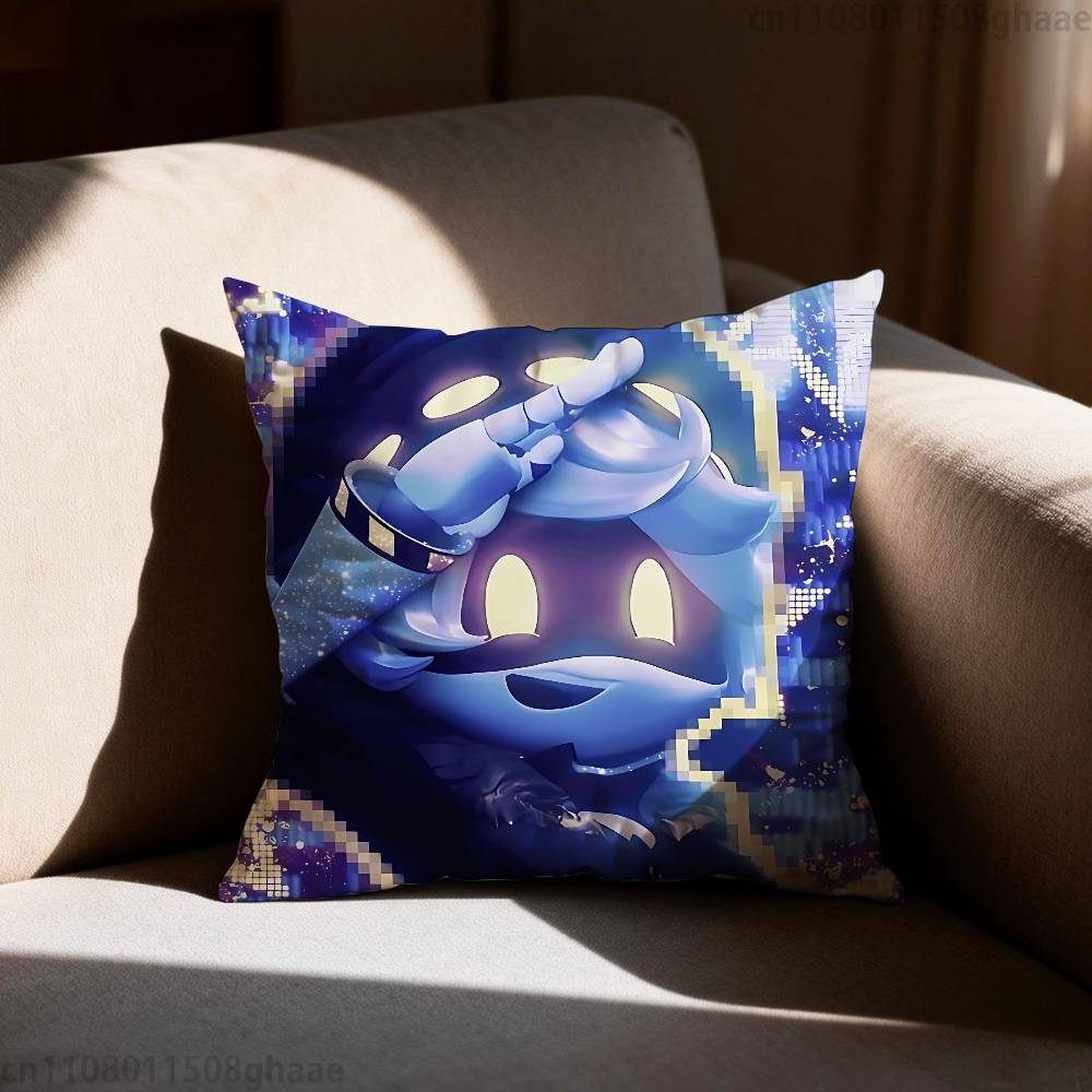 Murder Drones Pillow Case Square DoubleSided Printing Short Plush Sofa Cushion Cover Bedroom Bedside Pillow