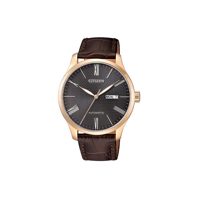 CITIZEN Mechanical Wrist Watch Collection 50m Water Resistant Automatic Mechanical Movement NH8353-00H Black Dial