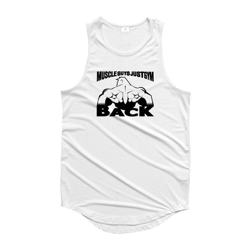 

Muscleguys Летний хлопковый жилет с принтом и широкими плечами для мужчин, спортивный, дышащий, черный, облегающий, верхняя одежда для фитнеса, без рукавов, майка для мужчин XXL белый