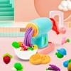 Non-Toxic Creative Diy Handmade Mold Tool Ice Cream Noodles Machine Colorful Plasticine Making Toys Kids Play House Toys Colored Clay Gift