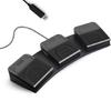 Trojklávesový USB nožní pedál Fotoelektrická/ Mechanická volba pro řízení počítače a automatizaci