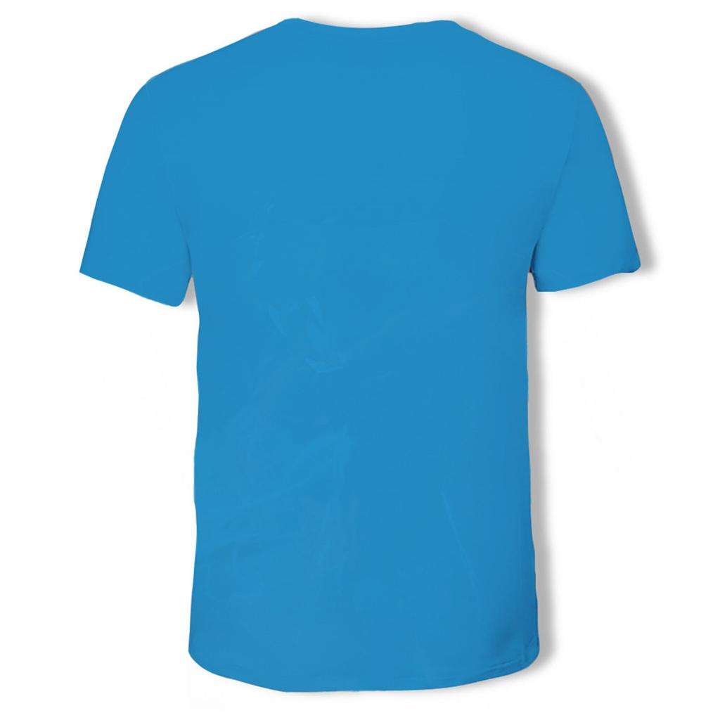 Boys Round Neck Short Sleeve 3D Printed Funny Pattern Casual T-Shirt Tops