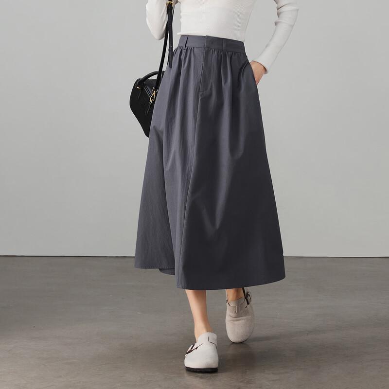 

SOFSIL Women s High-Waist A-Line Midi Skirt 30/XXL