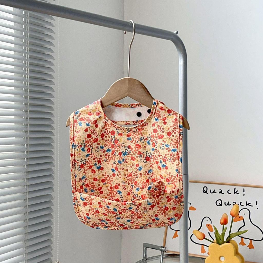 Wodoodporne śliniaki dla niemowląt klasy A - PU odporne na plamy z dużą kieszenią dla chłopców i dziewczynek