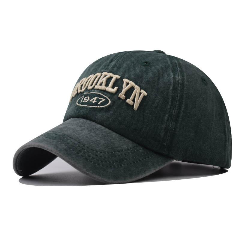 Hat Letter Brooklyn Embroidered Cotton Baseball Hat Cap Breathable