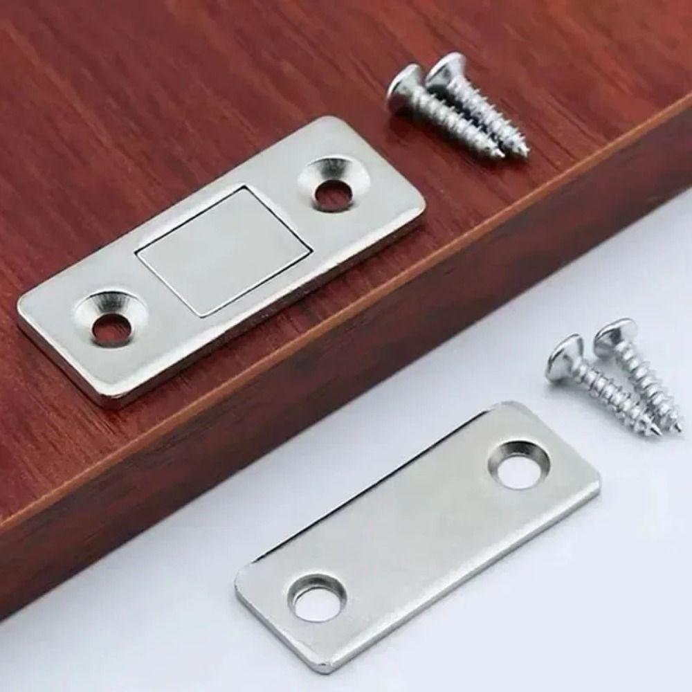 Strong Magnetic Force Magnetic Door Catch Stable Design Punch-Free Catch  Home Use