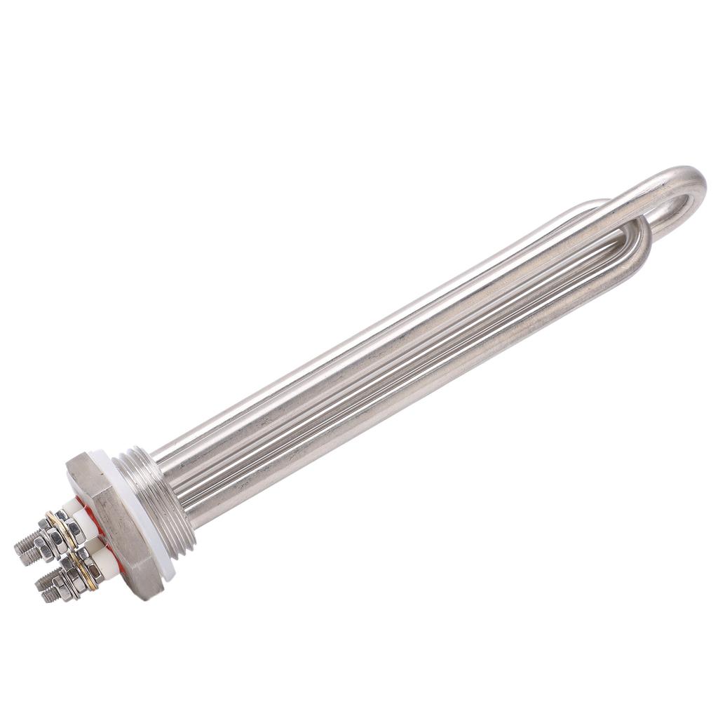 Immersion Water Heater Stainless Steel 1 NPT Thread Portable Quick Heating Electric Tube24V 600W