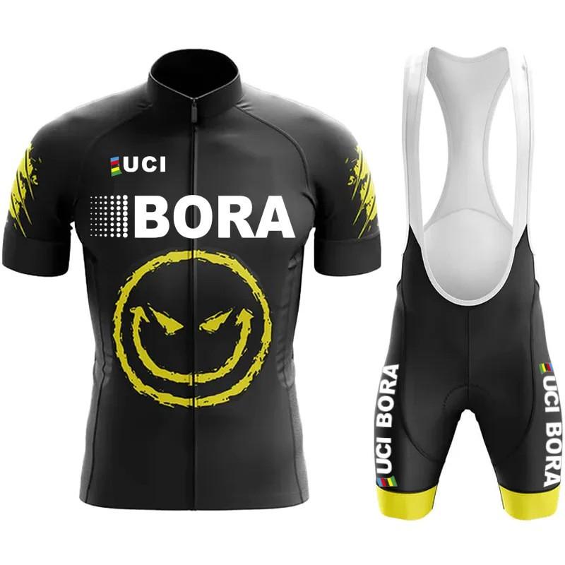 BORA Cycling Jersey Set Short Sleeve Breathable Quick-Dry Performance Kit Road Bike Racing