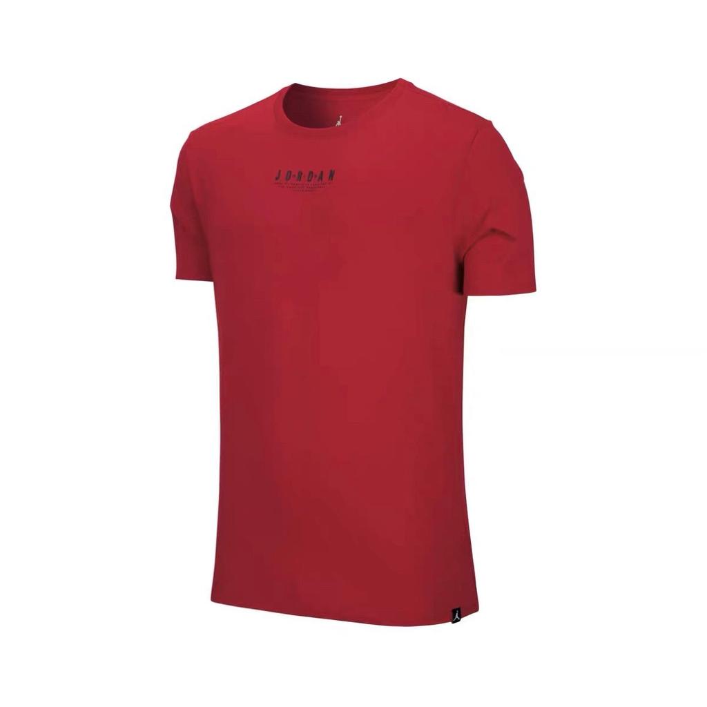 Jordan Crew Neck Pullover Short Sleeve T-Shirt Men Tops Sport-Red AQ8618-687