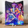 1Pc Fantasy Heroes Unite Blanket For Couch Bed Plush Cozy Fuzzy Blanket Super Soft Warm Blankets For Fall And Winter 0918200