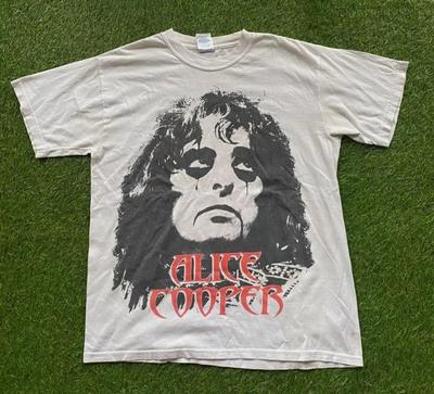 ALICE COOPER BAND TOUR White All Size S To 4XL Shirt WHITE