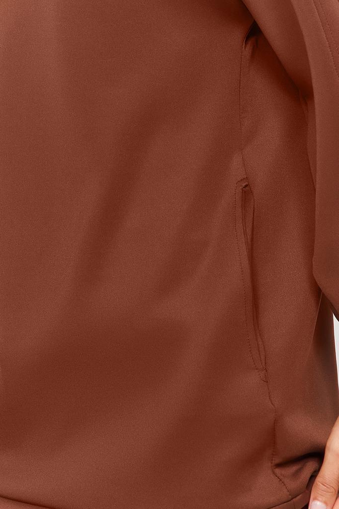 Women's Fashion New Hijab Sweatshirt Stone Hooded Pocketed Scuba Knitted Wide Fit Oversize Sweatshirt