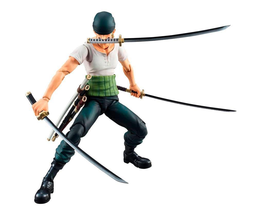 Variable Action Heroes ONE PIECE Roronoa Zoro PAST BLUE Initial 190mm PVC Painted Movable Figure (with Bonus) Approx.