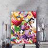 Disney Diamond Painting Goofy und Max Geburtstagsparty Thema Illustration Cartoon 5D Diamant Kreuzstich Mosaik Heimdekoration Geschenk