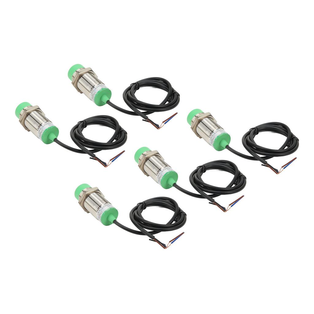 5Pcs Approach Sensor Inductive Proximity Switch NPN NO DC6?36V 15mm Detecting Distance M30x1.5