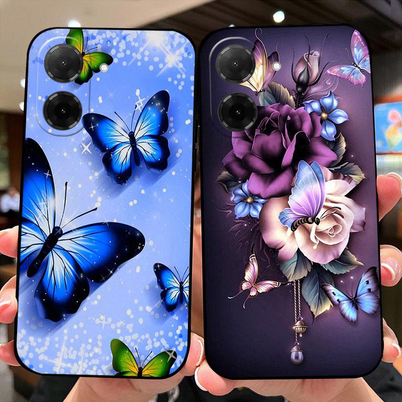 Para Redmi A5 4G Funda de Teléfono Suave 25028PC03G Linda Caricatura de Silicona TPU Cubierta Trasera Para Xiaomi Poco C71 4G Fundas Protectoras