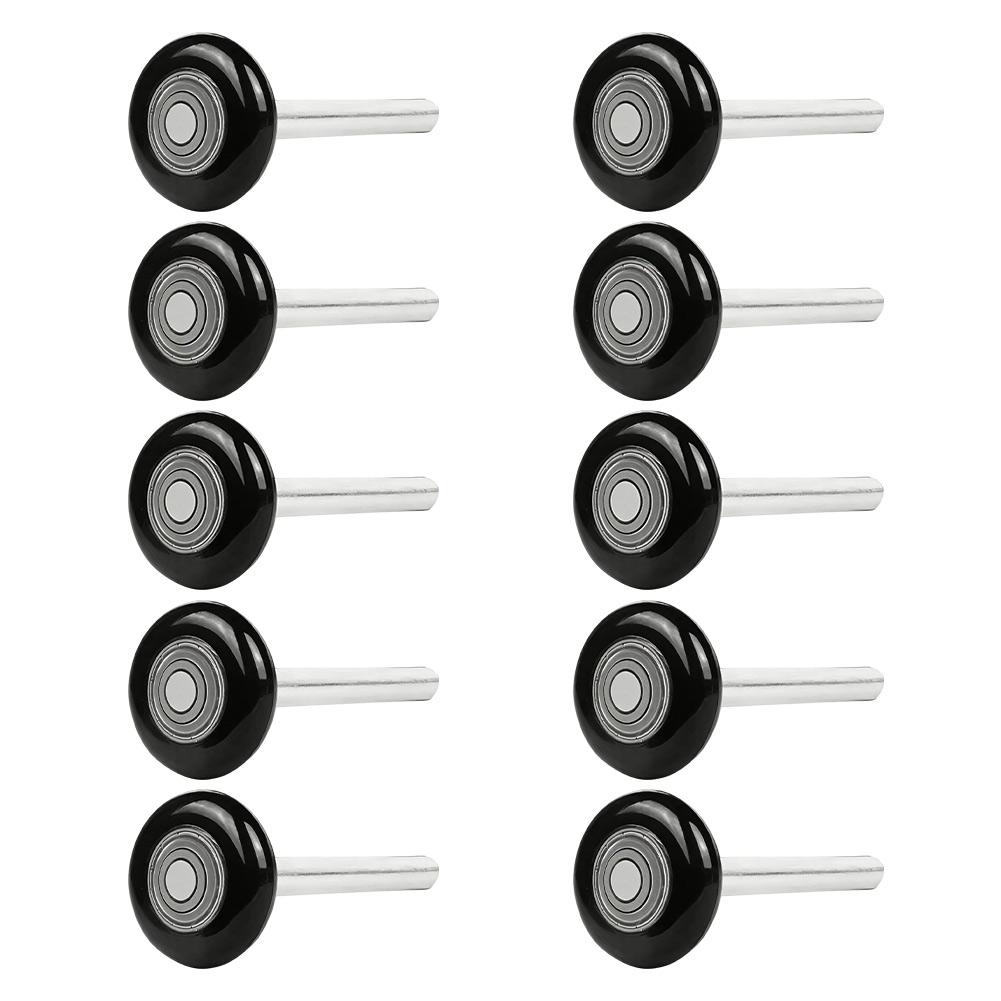 10pcs 6200ZZ Garage Door Bearing Rollers Nylon Garage Door Rollers Ball Bearings Noise Reduction Easy Installation