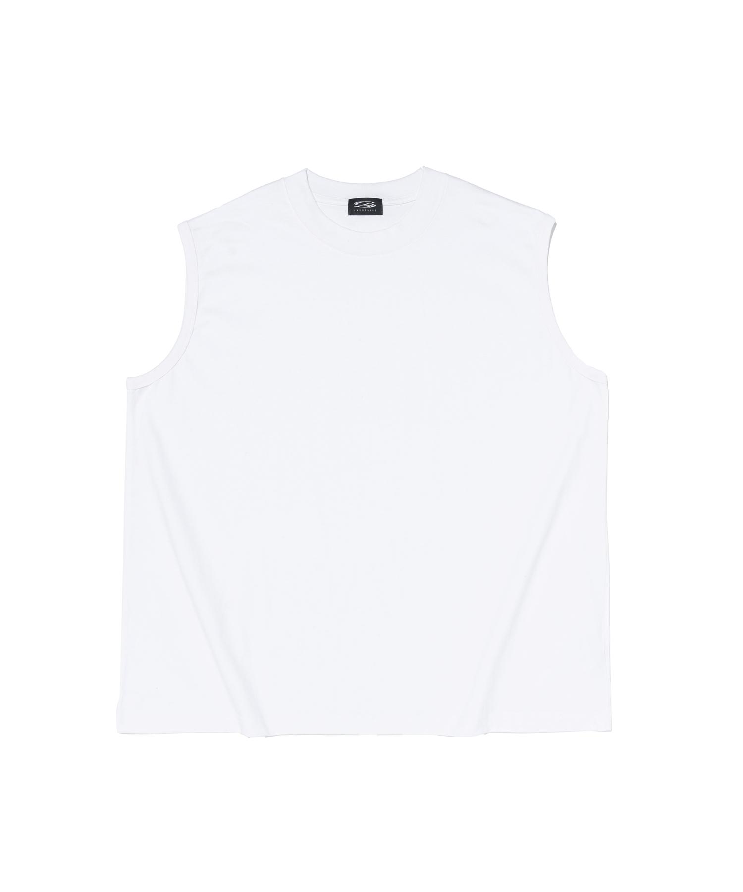 Cargo Bros Plain Box Sleeveless (White) Free