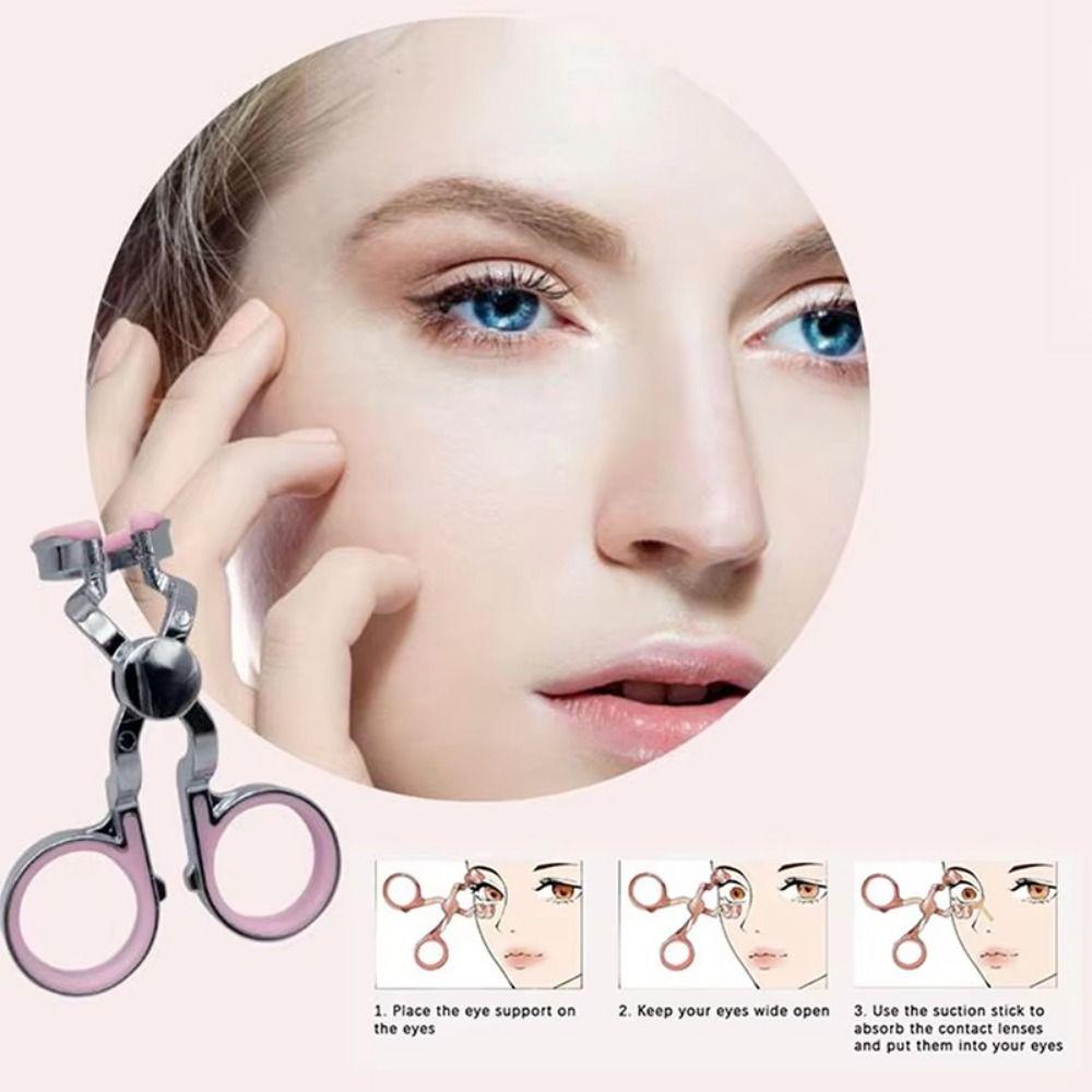 Portable Contact Lens Remover 6 in 1 Eyelid Expander Tool Contact Lens Wearing Aid  Daily Lens Care