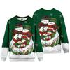 Women Christmas Top O Neck Long Sleeve 3d Print T Shirt