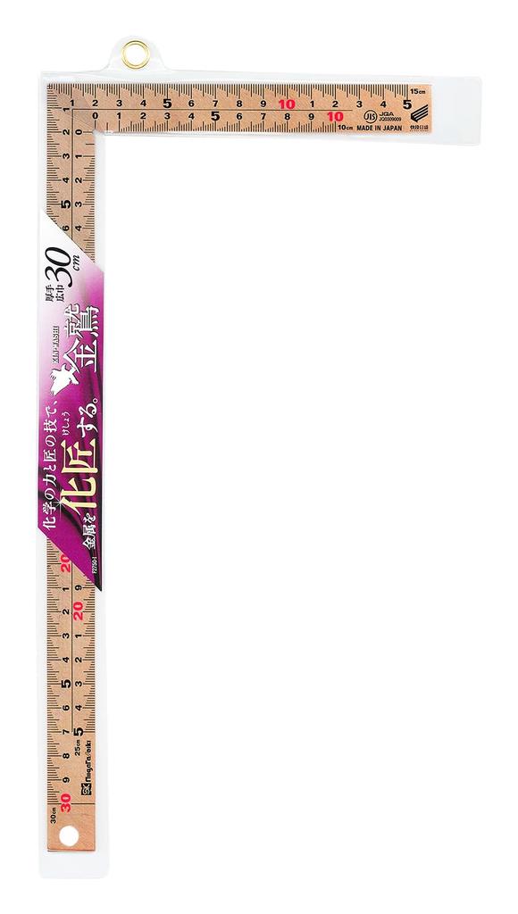 Niigata Seiki Golden Eagle Golden Curved Thick and (Niigataseiki) Ruler, Wide, 30cm, PGMT-30CKD
