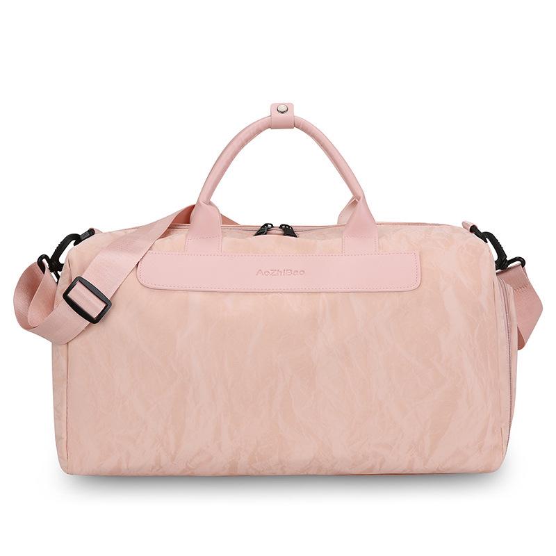 Lightweight PU Water-Repellent Fitness Bag with Wet/Dry Separation for Short Trips