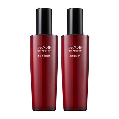 Charmzone The Age Red Edition Skin Toner 120ml + Emulsion 120ml 2-Piece Basic Set, 1 Set
