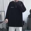 Limid Men S Mini LeTTering Crewneck Long Sleeve T ShirT Dmg Sha Q4163718
