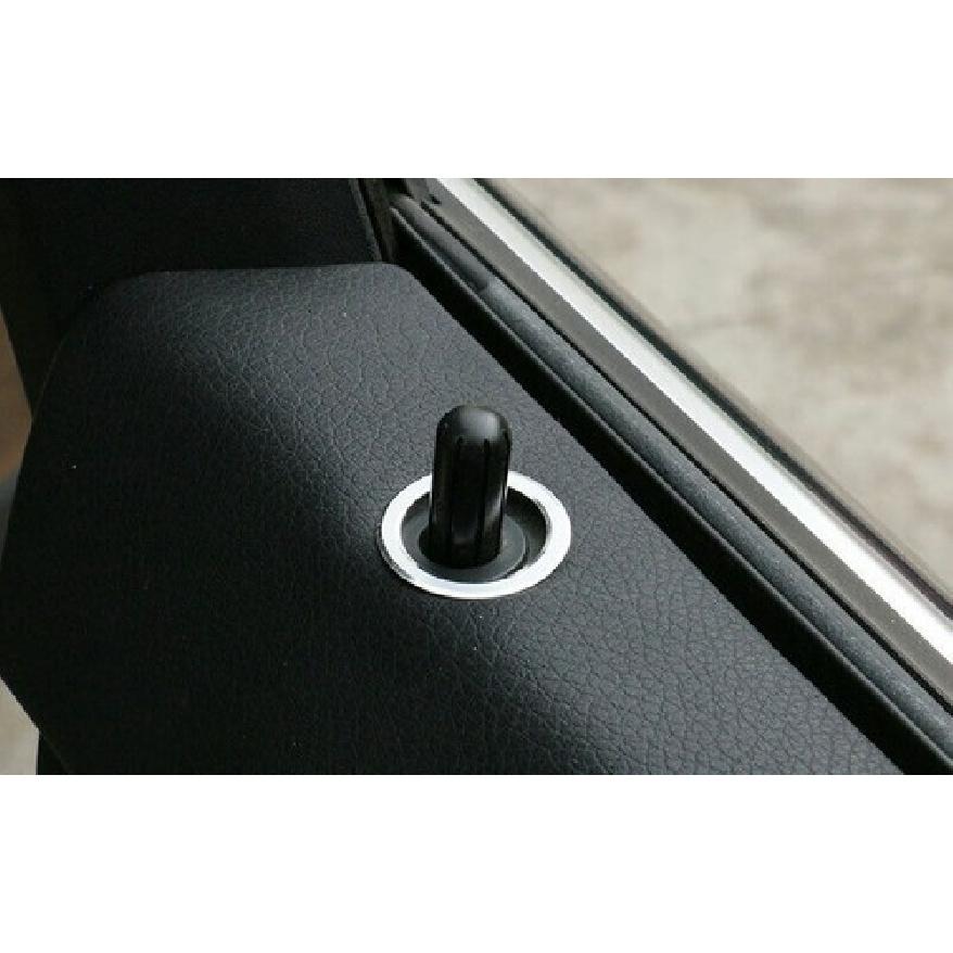 For Benz GLE GLS Inner Door Bolt Lock Down Ring Frame Aluminum 2016- Silver