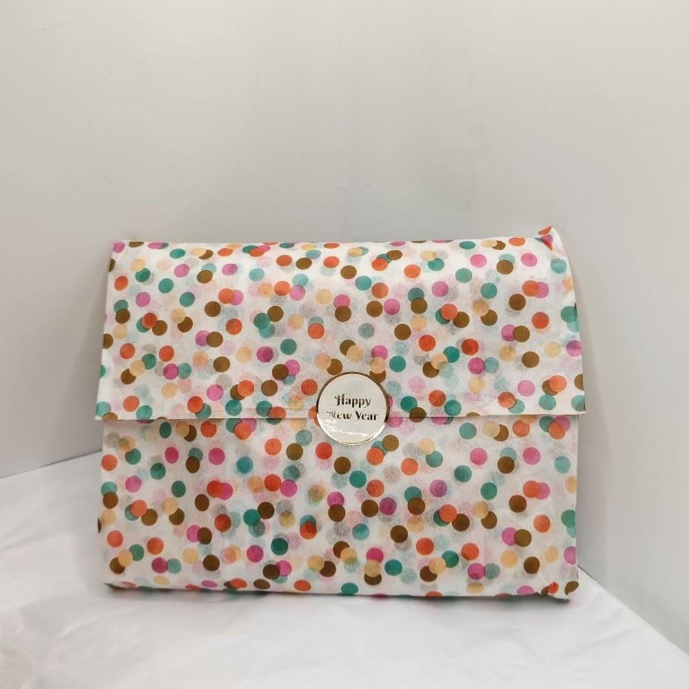 20Pcs Four-Color Christmas Wrapping Paper Polka Dot Pattern Gift Wrapping Paper Wedding