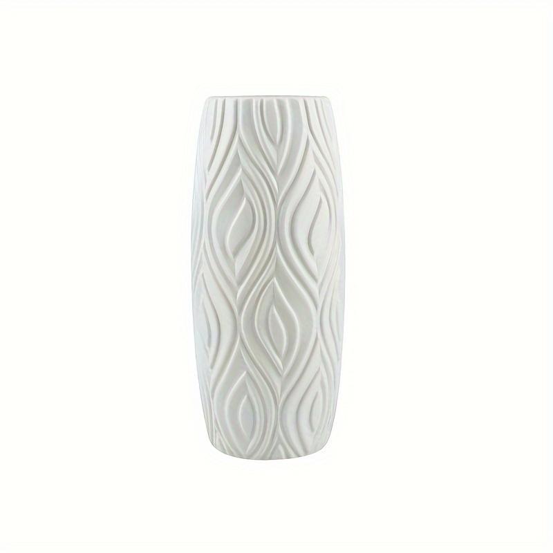 1Pc Plastic Vase - anti-drop and anti-shattering - the perfect choice for home decoration белый