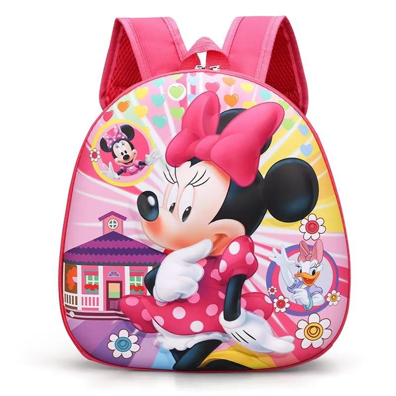 Disney Minnie Children's Schoolbags, Multi-color Optional, Cute Schoolbags, Primary School Boys and Girls, Kindergarten Schoolbags, Hard Shell Bags