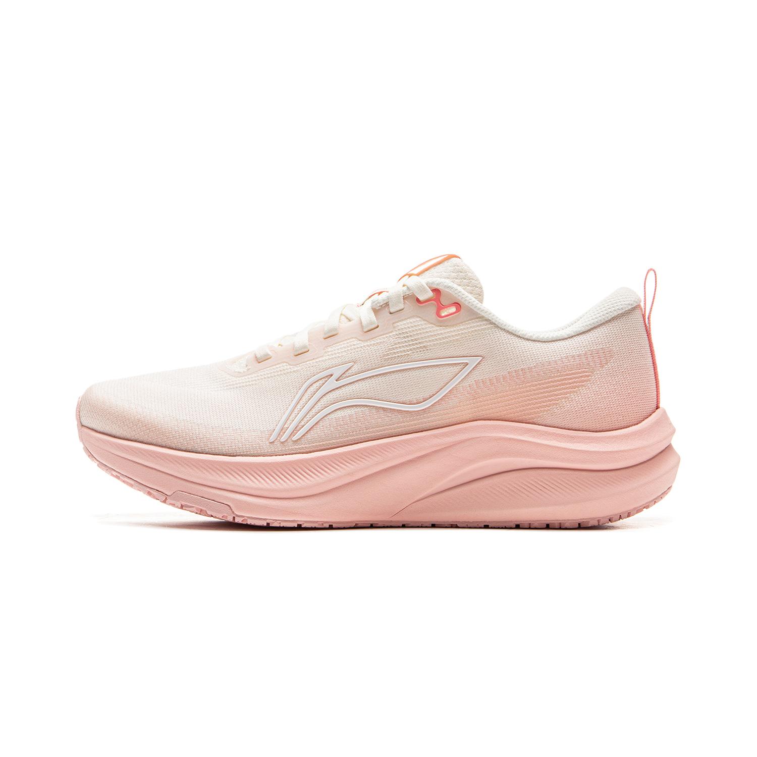 

New LiNing Red Hare 8 Anti Slip Wear Resistant Low Top Casual Running Shoes Women s White Pink ARPV004-12 39