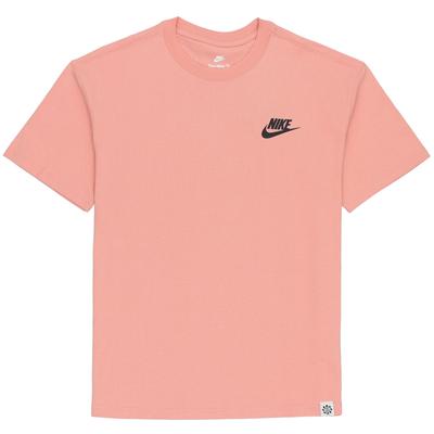 T-shirt Manches Courtes Décontracté Ample avec Impression Dorsale Homme Hauts Brun Racine d'Annatto Clair DQ1005-824