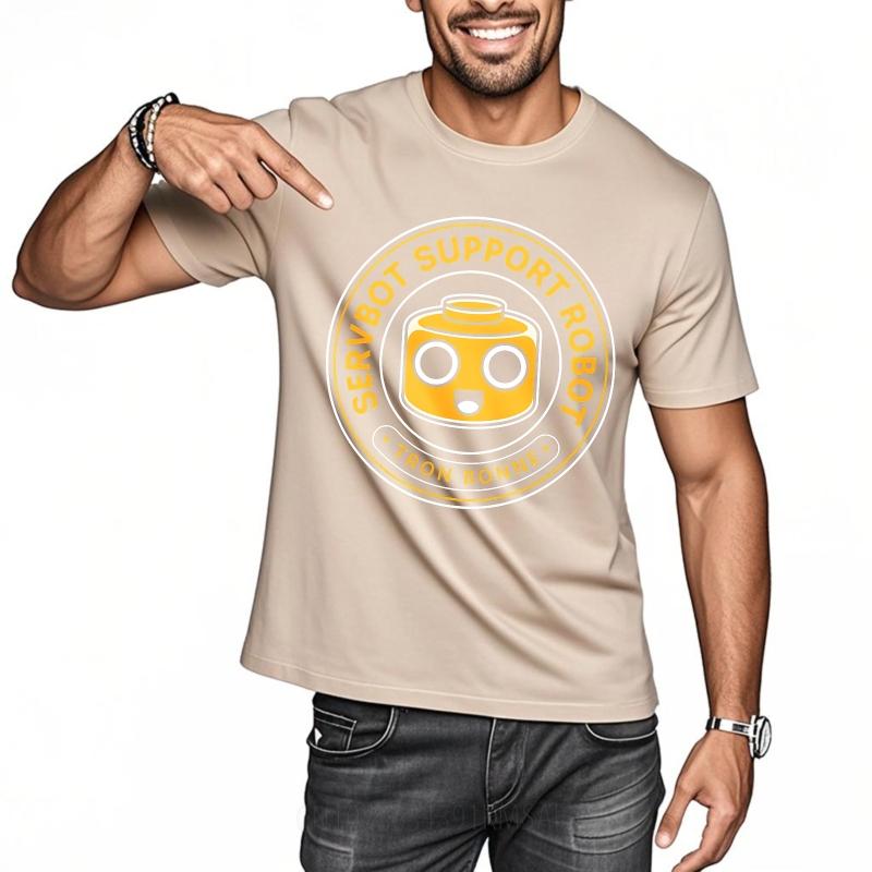 Cool Man Summer tshirt Servbot Support Robot Tron Bonne Short Sleeve Comfortable Round Neck Teenagers Tee Shirt Teeshirt Male