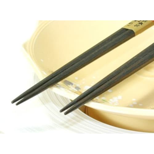 Daikokuya Edo Wooden Chopsticks, Octagonal Galaxy Lacquer (Standard Size) 1 Pair, Medium Size/Vermilion: 21.5cm