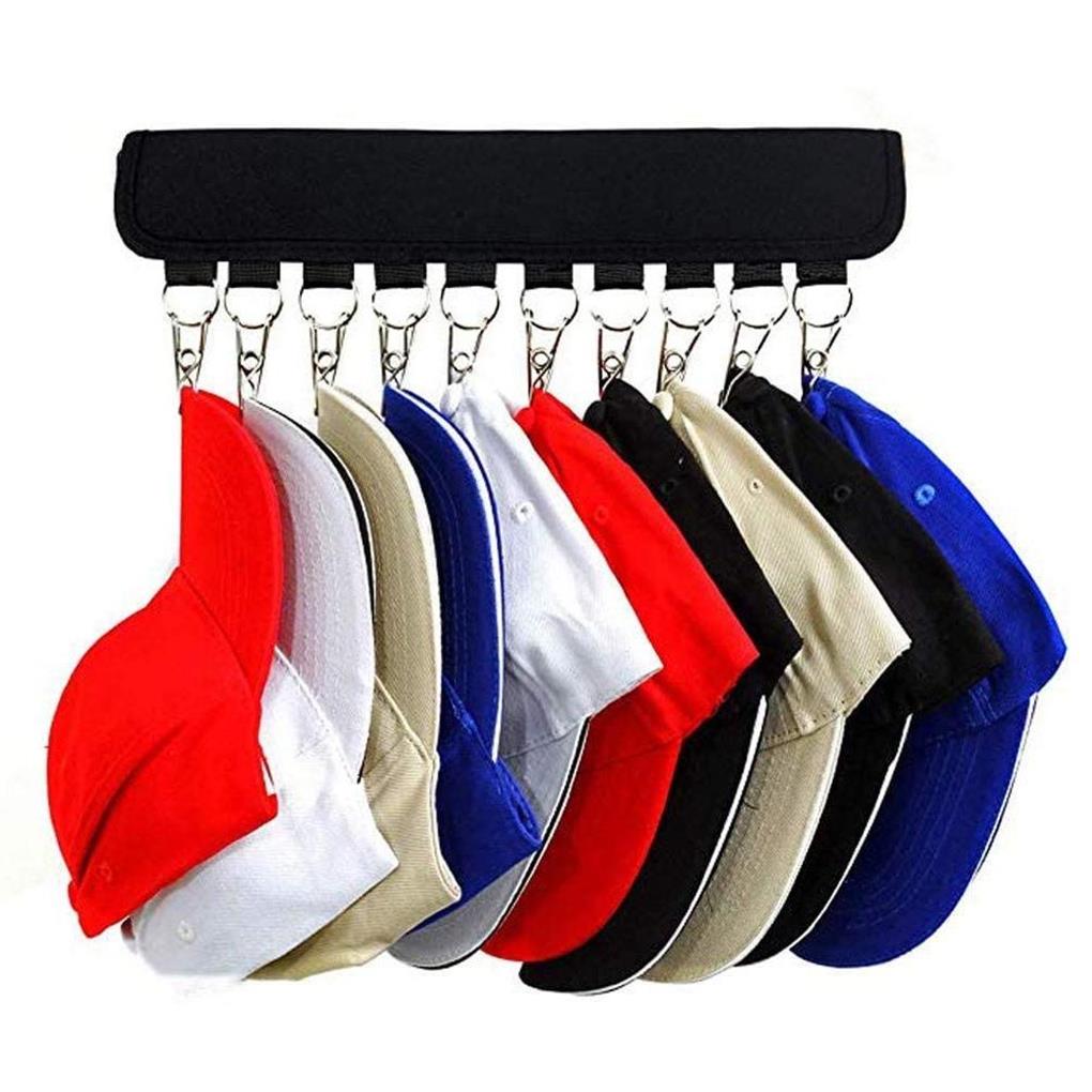 Hats Hooks Hanger Household Indoor Ple Baseball Caps Organizer Ple Folding Hat Storage Holder Headgear Organization Rack