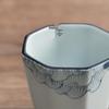 Nanshan Xiansheng Blue & White Hand-Painted Octagonal Tea Cup