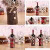 Classic Santa Claus Wine Bottle Cover Bag Perfect For Christmas Dinner Party Table Decor
