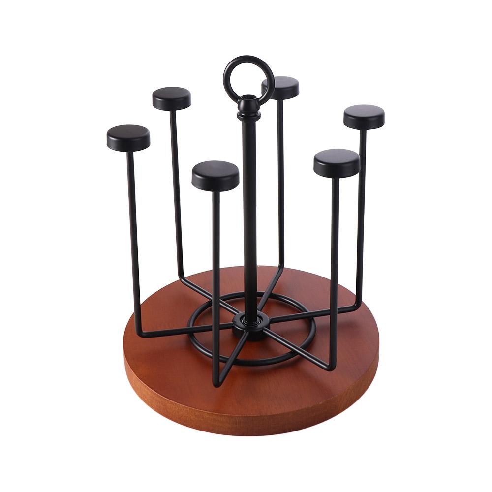 Non-Slip Upside Down Cup Holder Large Capacity Glass Cup Storage Rack Mug Storage Rack Home